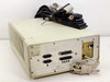 Intel III514B rear panel showing ICE-LINK IN/OUT and SYSBRK IN/OUT connectors, termination switches S1-S5, power cable, and rating label