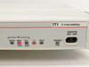 ADC Kentrox 771 T1 4-Port Add/Drop right-side front panel showing NI alarms (DATA, RED ALM, YEL ALM, TI, TEST), POWER/FAIL LED, and MONITOR RCV/XMT ports