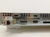 DataSmart Max 771 rear panel close-up showing AUXILIARY (DB-9), TERMINAL (RJ-11), CONTROL PORTS DCE and DTE (DB-25/DB-15), and asset tag label