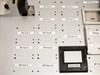 BioRobot 8000 deck surface detail showing MP Slots 3–13 labels and black thermal module installed in Therm Slot