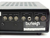 Burleigh RC-46 rear panel close-up — clearly showing BLANKING, SWEEP, EXT. INPUT, OUTPUT +100, H.V., PHOTOAMP OUTPUT (BNC), and PHOTOAMP INPUT (multi-pin circular) connector labels