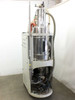 High Point plastic pellet air dryer loader — right side view showing stainless steel hopper, flexible hose, and lower plumbing assembly