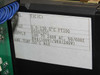 Close-up label on Kubota TIC(C) temperature controller showing range 0.0–130.0°C PT100, model 00A07001, supply 100–240V AC 50/60Hz