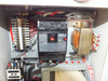 Interior view showing Fuji Electric DG53A 50A circuit breaker (ED3BEB-050B) and transformer inside the chiller cabinet