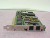 IBM 72X8017 8-bit ISA Baseline Network Card – angled top view showing PCB components, ICs, and two RJ-11 port bracket