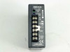 Nemic-Lambda EWS15-5 power supply front view showing full terminal block layout with +V, -V, G, ACG, L, N labels and 85-250VAC input rating plate