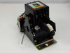 Hitachi H80 AC Magnetic Contactor left-side view showing attached TR0UB-1E thermal overload relay and coil assembly