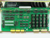 Fuji Electric VT2-DIDO I/O card – full PCB top view showing dense IC population, edge connector, and I/O connector array along the bottom