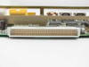 Fuji Electric VT-1000-2D – close-up of bus edge connector on a card showing high-density gold-contact connector (PIR08030P-F008 marking partially visible)