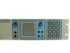 PADS Series 100 Voice Terminal front panel detail — HANDSET connector jack, speaker control, MUTE, CALL, PTT, and POWER indicator lights and 12-key keypad