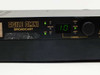 Standard MT830 front panel right section – Agile Omni Broadcast label, channel LED display showing 10, C/Ku indicators, HOR/VER LEDs, and channel knob