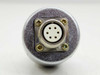 Nagano Keiki KH15 pressure transmitter rear electrical end showing 6-pin circular connector mounted on body