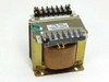 Hirao Denki 230VA single-phase transformer – rear-left view showing terminal block and transformer body