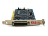 B&B Electronics 422ICC RS-422/485 ISA serial card — bracket end showing DB25 connector with red marker notation on mounting bracket