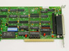 Everex EV-830 ISA tape controller card – top view showing EV-830 label, CF40100BN and 74LS240 ICs, and rear bracket