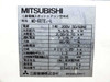 Mitsubishi MD-60TE-L rating plate showing 3-phase 200V 50/60Hz 5.6/6.3kW specs and R22 refrigerant