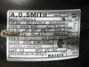 A.O. Smith F48SQ4L5 fan motor nameplate showing 3/4 HP 1625 RPM 208-230V 60Hz specifications