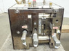 Meiki MDMI mold rear face showing labeled ports: Cutter Out, Sprue Out, CL Side, INJ Side, with ejector rods