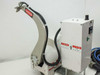 Sailor OE-2413 robot arm — right side view showing DANGER label, control enclosure, and pneumatic fittings