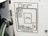 Sailor OE-2406 solenoid valve layout diagram inside enclosure door showing Chuck Pressure, Sprue Grip, Disc Detect VS.8, Ejector Disc Suck, SV1, SV2 zones