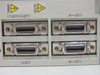 Mitsubishi MR-J2-40B-A10 — closeup of four 26-pin D-sub connectors: CN1-A, CN1-B (top), CN2, CN3 (bottom)