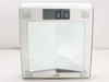 Insight 1380 scale front elevation view showing full LCD display reading 0.0 lb and white glass housing