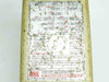 Thermo Environmental 580B OVM – internal reference label showing programming guide, instrument settings, and warning notices