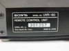 Sony UVR-60 TBC Remote Control Unit for Betacam Decks with Data Cable - UVR60