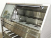 Cleanroom Stainless Steel Bench with Sliding Glass Enclosure (Cabinet)