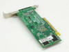 ATI Rage 128 Ultra video card PCB reverse side showing component layout and low-profile bracket