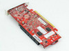 VisionTek Radeon HD 2400PRO 2400PCIEDMT — PCB reverse side view showing memory chips, component layout, and product labels