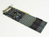 Zenith Z-415-B memory expansion board — top side showing logic ICs and 30-pin SIMM slots, angled right view
