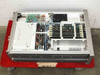 Tektronix 7912AD — top-down interior view with cover removed, showing full internal board complement, wiring harnesses, and internal subassemblies