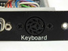 Close-up of Wyse 990133-01 front bracket Keyboard DIN connector port