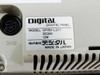 Pro-face GP250-LG11 — close-up of rear rating label showing Digital brand, model GP250-LG11, DC24V 12W, Made in Japan