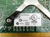 ATI Radeon X2400 PCB label close-up showing part number 102-B27602(B), UL listing mark, D33A27, and regulatory markings