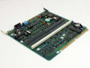 EIS 15510 T1 Interface Card — opposite top-side angle showing full board layout, ribbon connector header, and main controller ICs