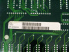 EIS 15510 board label closeup showing P/N 15510 and S/N E0484364 barcode sticker on PCB