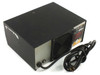 Semtronics EN128A ionizer — rear view showing exhaust fan, power cord, and label plate