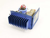 Standard Power SPS 40-5 power supply — rear angled view showing blue aluminum fin heatsink and top-mounted PCB components