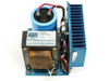 Standard Power SPS 120-15 open-frame DC power supply – top/front view showing transformer, Mallory filter capacitor, and heatsink