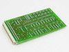 Netstal HVC 110.240.5174a – bare solder-side (bottom) of PCB showing trace layout and component footprints