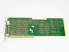 Wang 8987-0 Ricoh Scanner Controller Card — solder-side (bottom) view showing full PCB trace layout and DB25 connector bracket