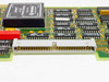 Wang 8987-0 close-up of internal 50-pin header connector and Z-PAC EPAC controller IC with surrounding TI logic chips