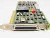 Wang 8987-0 Ricoh Scanner Controller Card — bracket and DB25 connector end view showing some surface dust and light wear on the bracket