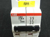 ABB S282 Z16 circuit breaker front label close-up showing S282 Z16A -400 25000 rating plate