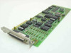 Zenith Data Systems 85-3053-02 Parallel Serial 8-bit ISA card – component side view showing DB-25 connector bracket and TTL logic ICs