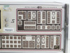 Spectral Dynamics SD345 Spectrascope III front panel detail — right-side close-up showing X, Y, Function, Avg MI, Panel, Plotter, Spectrum, Sensitivity, Translator, Range, Level, Signal sections with indicator LEDs
