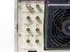 Spectral Dynamics SD345 Spectrascope III rear I/O panel close-up — SIG IN (J1), TIME SYNC (J2), Plotter X/Y (J3/J4), Composite Video (J5), Pen Lift (J6), Scope Y/X (J7/J8) BNC connectors, and GPIB IEEE-488 addressable port