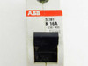 ABB S281 K16A circuit breaker – close-up of side label showing S281, K 16A, and 230/400V rating markings